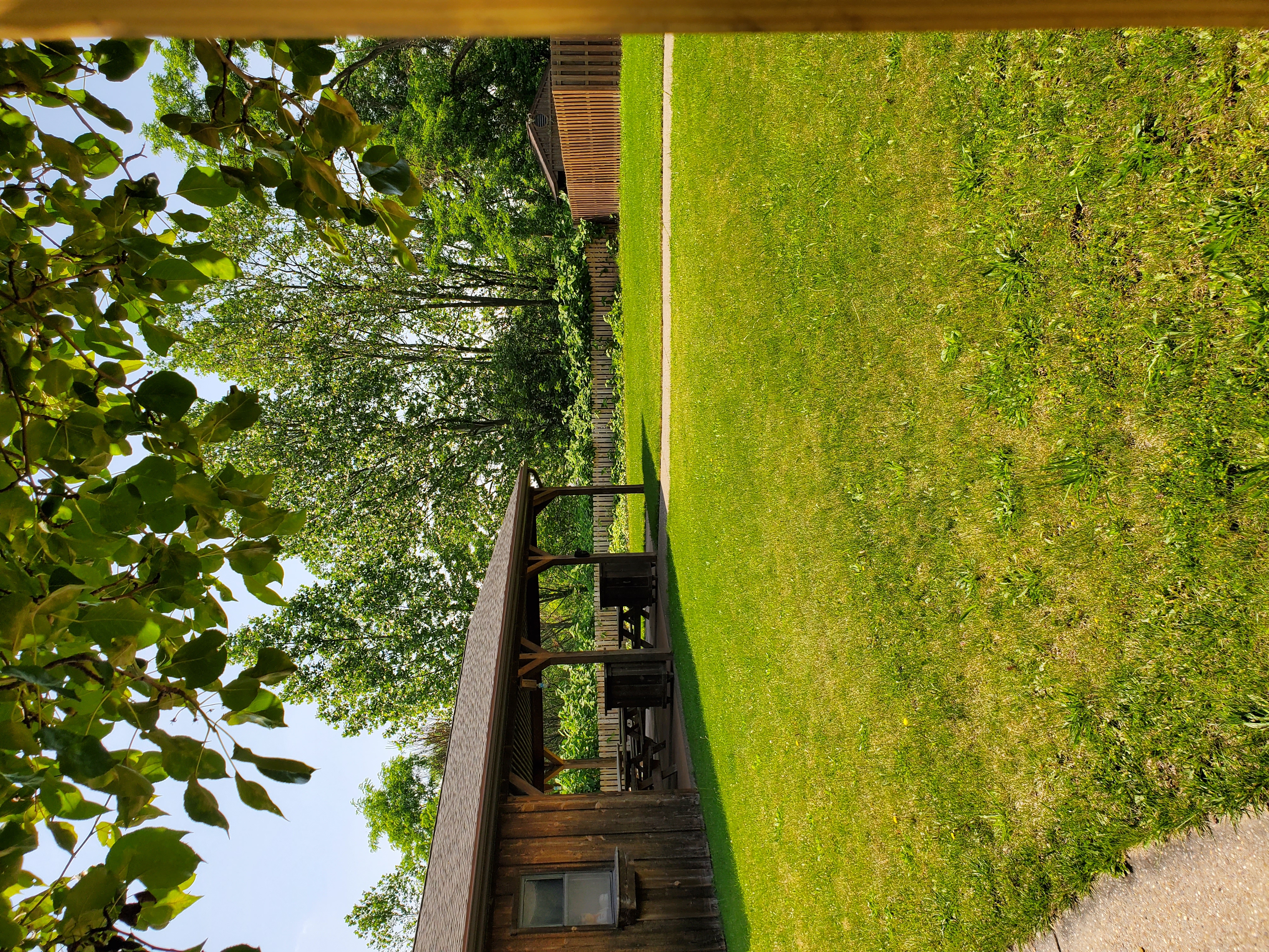 Outdoor dining patio